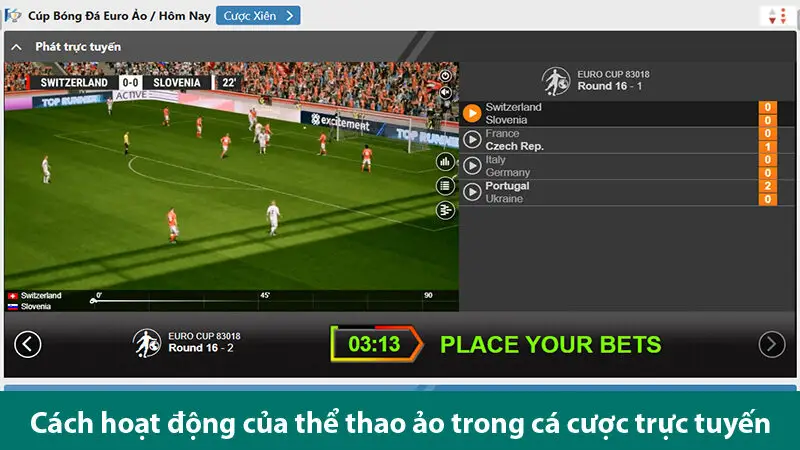 Tổng hợp các trò chơi cá độ hấp dẫn trong thể thao ảo